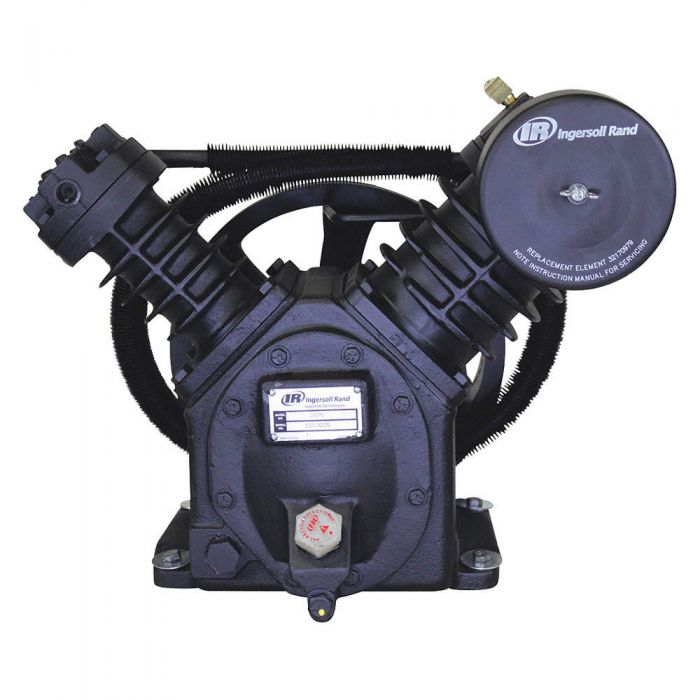 2475 (GAS) Ingersoll Rand 5 HP Piston/Two-Stage Air Compressor Pump with Flywheel Type 30