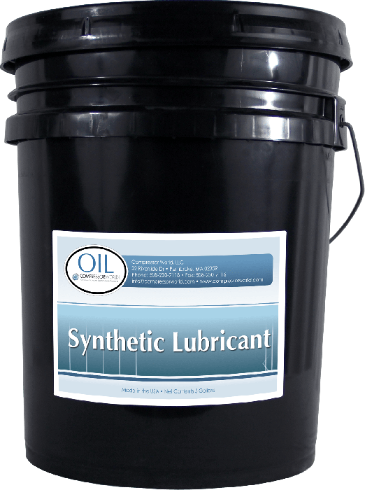 Universal Synthetic 5 Gallon Pail of Rotary Screw Air Compressor Oil | XD8000-5