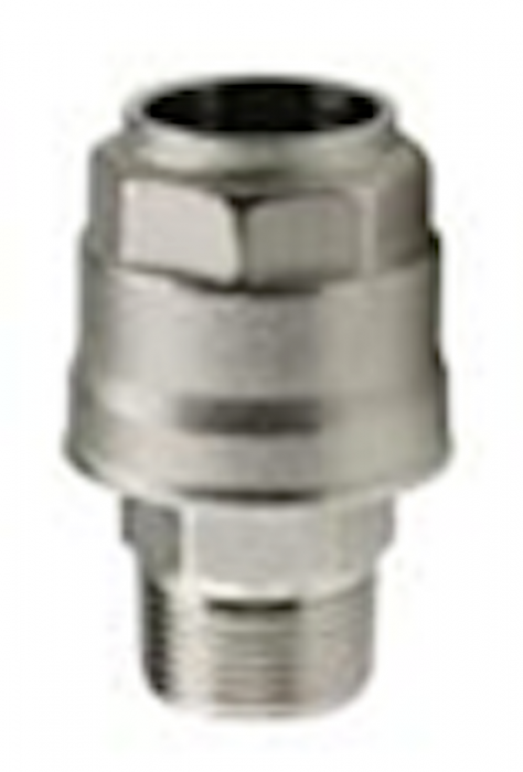 Straight male Connector 25mm x 3/4